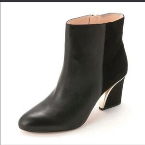 Inc Int'l Concepts Black Harpp Leather Booties